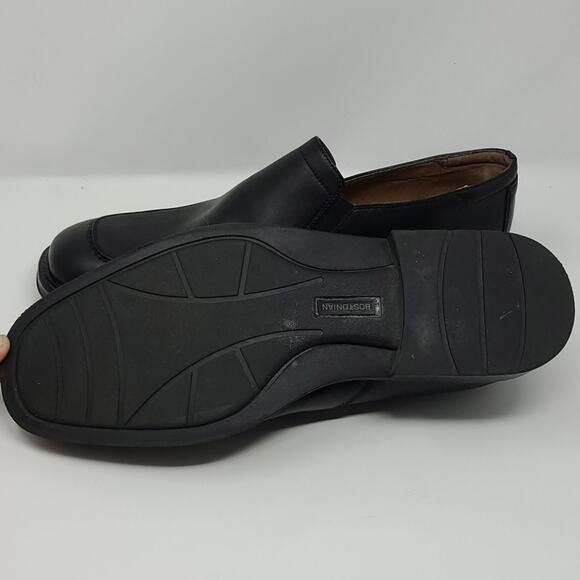 Bostonian Black Leather Loafers Slip On Men\'s Shoes Size 13M